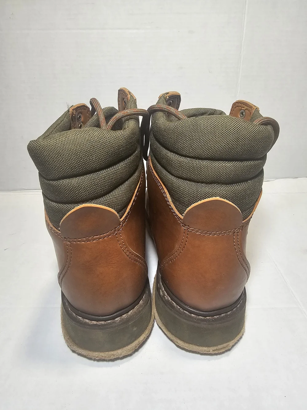 Simms Men's Brown Leather Hiking Boots Size 7